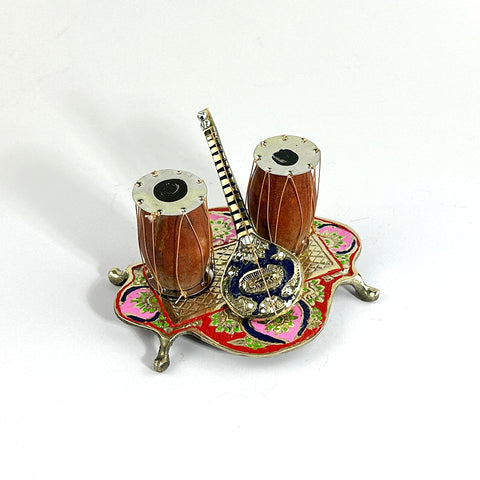 Handcrafted Brass Tabla Set