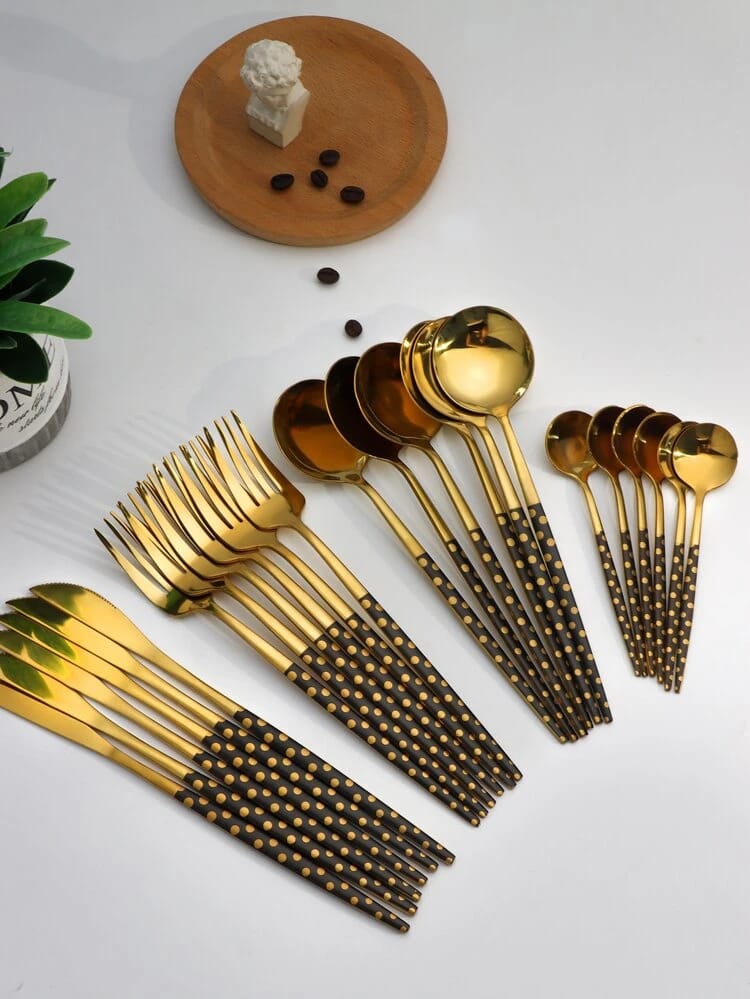 Polka Dot Cutlery Set Spoons Set Buy Now Needs Store