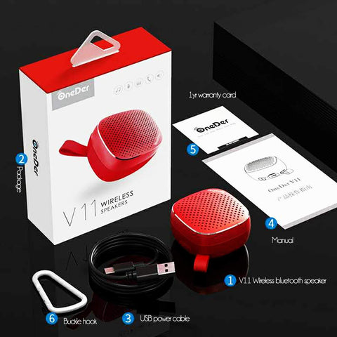 Red Bluetooth Portable Speaker With Box Needs Store