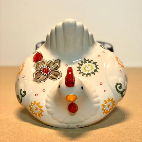 Eggs Basket with Ceramic Hen Lid - Egg Basket in Pakistan - Quirky - Needs Store