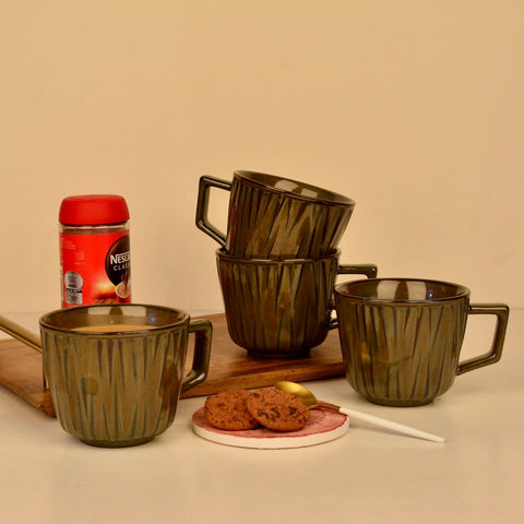 Montpeller Coffee Mugs - Deep Green - Needs Store
