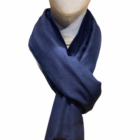 Scarf Cashmere - Navy Blue - Needs Store