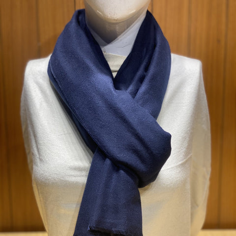 Scarf Cashmere - Navy Blue - Needs Store