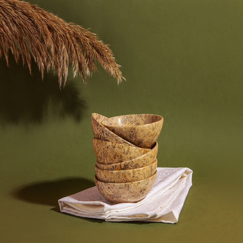 Sahara Beige Marble Bowl Serving / Décor