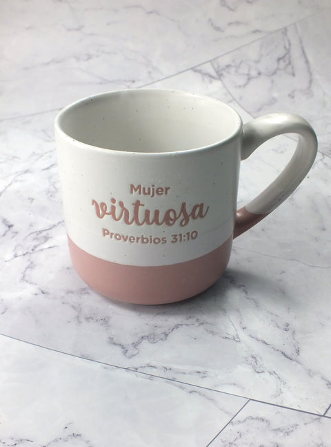 Spanish Style Proverbs 31:10 Virtuous Woman  Ceramic Mug