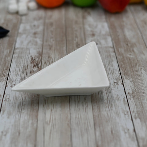 White Triangular Dish
