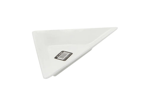 White Triangular Dish