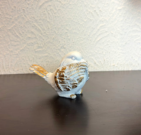 Gold Tone Bird Figurine - Set of 3