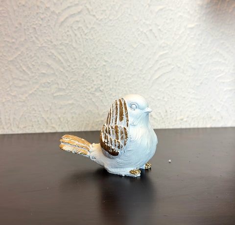 Gold Tone Bird Figurine - Set of 3