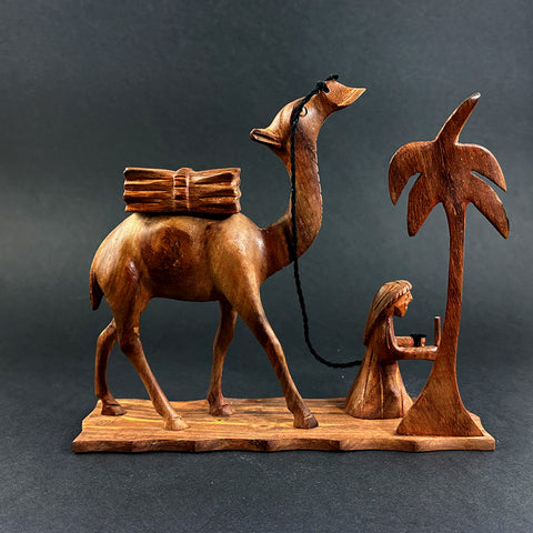Wooden Camel Art Handicraft
