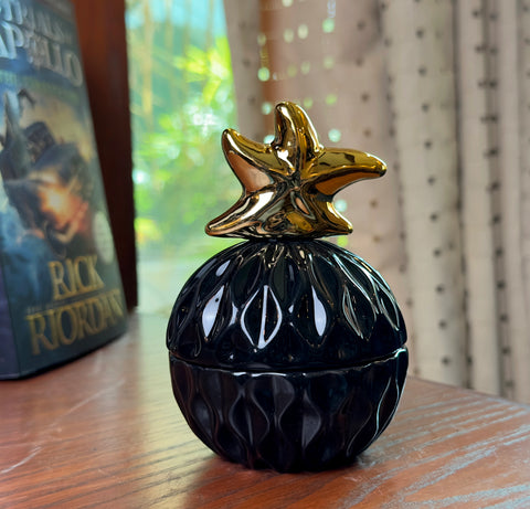 Candy Jar with Sea Shell Lid