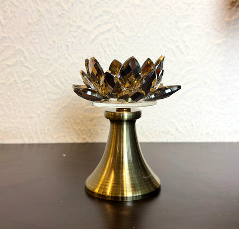 Candle Holders with Crystal - 3 PCs