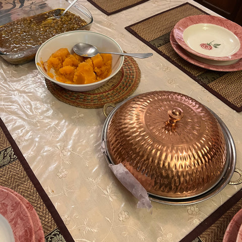 Dome Copper Serving Platter