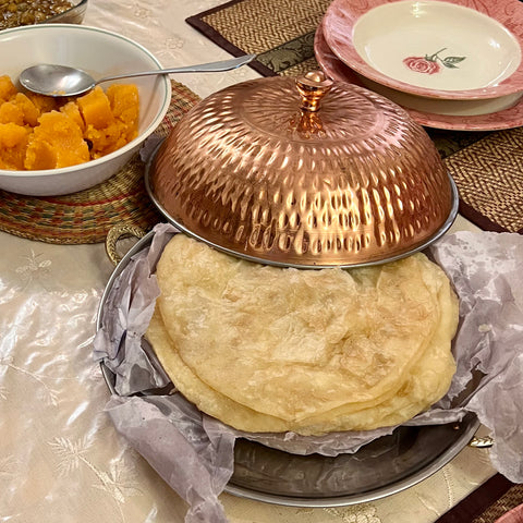 Dome Copper Serving Platter