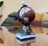 World Globe Sculpture - Brown
