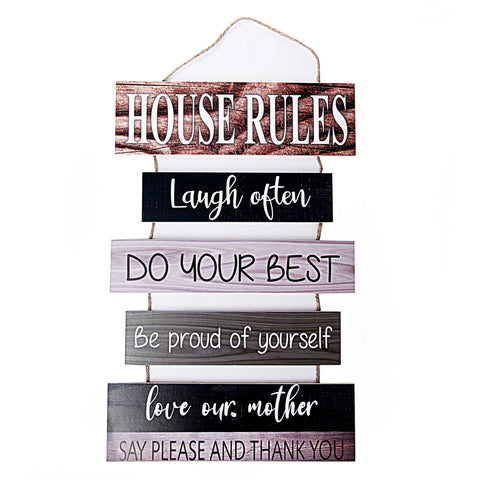House Rules Wall Quotation