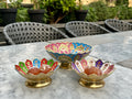Brass Colorful Serving Bowls