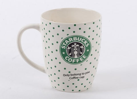 White & Green Starbucks Logo Coffee/Tea Mug