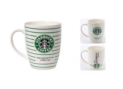 White & Green Starbucks Logo Coffee/Tea Mug