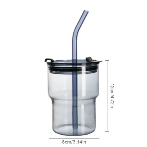 Frosty Ice Glass With Straw | Drinking Bottle | Kids Sippers