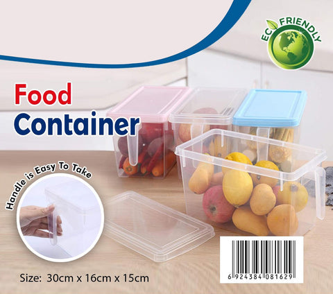 Plastic Storage Container with Latching Lid & Handle