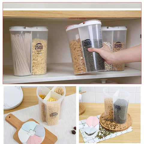 Airtight Kitchen Food Storage Container & Cereal Dispensers