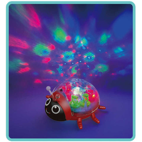 Rotating Gear Lady Bug With Lights and Music
