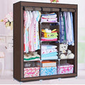 6+2 Layer Collapsible Clothes Storage Wardrobe Cupboard For Clothes