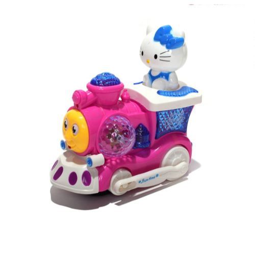 Hello Kitty Engine Toy For Kids With 3D Lights And Music - Needs Store