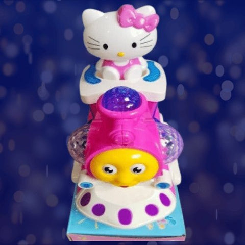 Hello Kitty Engine Toy For Kids With 3D Lights And Music