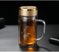 Double Wall Borosilicate Glass Tea Bottle