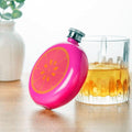 Stainless Steel Durable Fruity Hip Flask