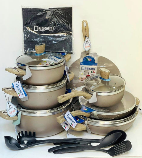 Dessini Cookware Sets Kitchenware 17 Pieces