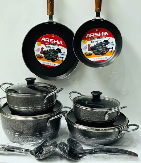Arshia Executive Nonstick 15 Piece Set