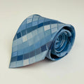 Sea Blue Checkered Tie