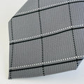 Grey & Black Dot Pattern Tie