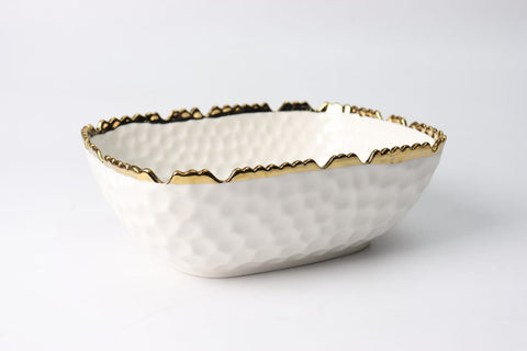 Deep Ceramic Rectangular Serving Dish