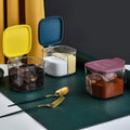 Creative Multi-grid Seasoning Box Salt Shaker Jars With Lid Kitchen
