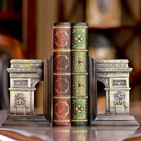 Heavy European Chess Art Bookends