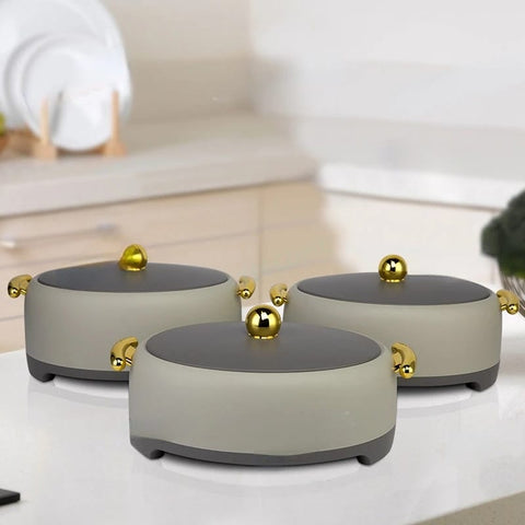 Luxurious Food Warmers 3 Pcs