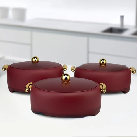 Luxurious Food Warmers 3 Pcs