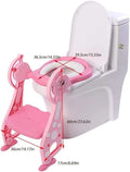 Training Toilet Seat with Step Stool Ladder for Kid and Baby