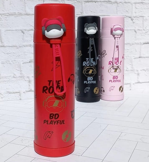 Cute Water Bottle Thermos Stainless Steel