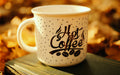 Hot Coffee Print Mugs