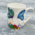 Butterfly Rainbow Colored Ceramic Mug