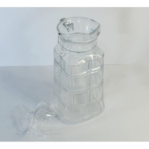Water Glass Jug  With Lid and Handle