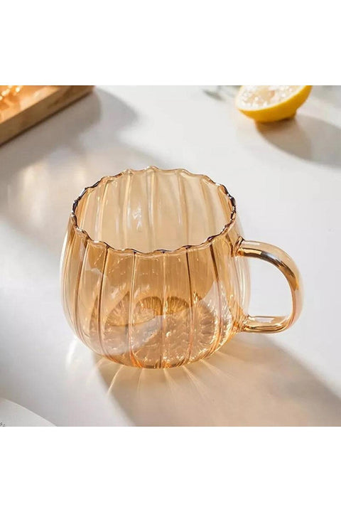 Gold Patterned Borosilicate Teapot Set