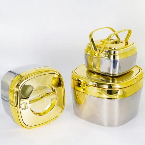 New Design Luxury Golden Hotpot Set