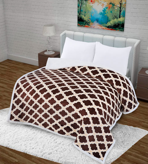 Luxury Home Textile Bedding Bed Sherpa Sheet - King Size