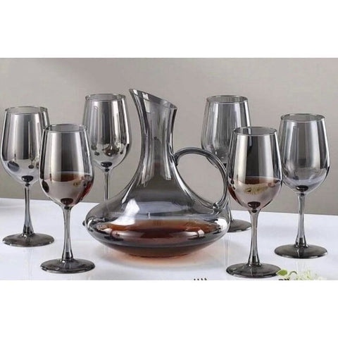 European Style Crystal Glass Decanter Set